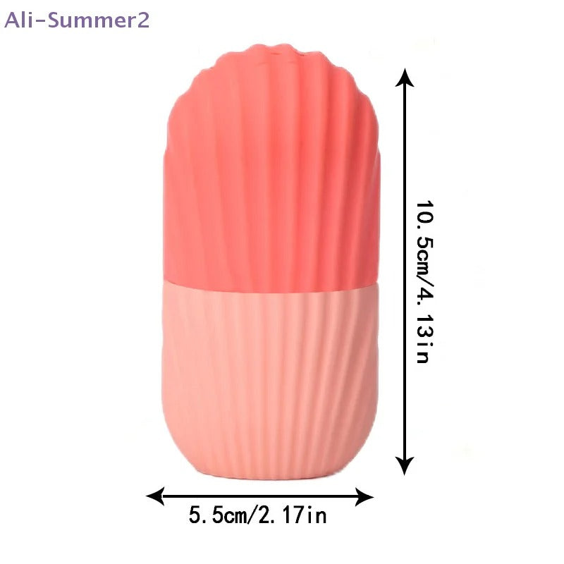 Ice Roller for Face – Cooling Facial Massager for Puffiness, Glow & Skin Refresh