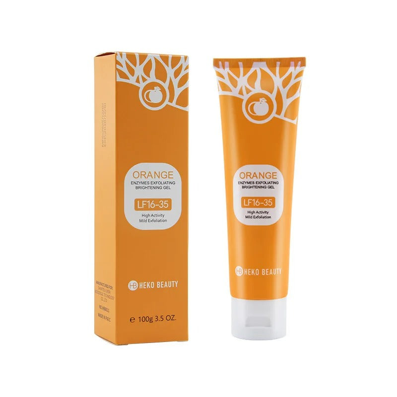 Orange Brightening Exfoliating Gel – Gentle Face & Body Scrub for Smooth & Radiant Skin