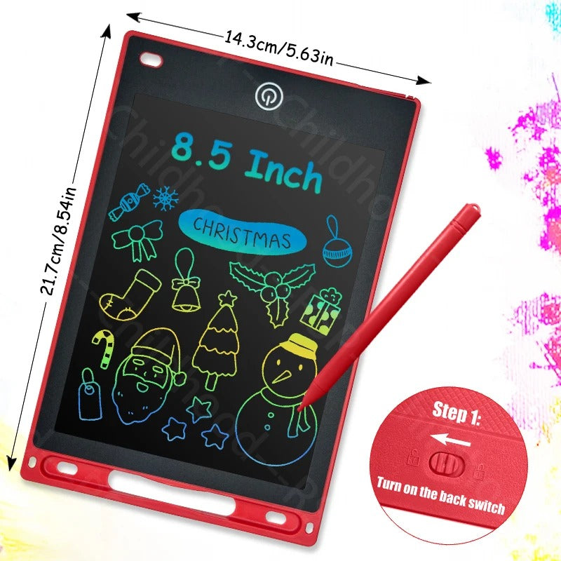 Kids LCD Writing Tablet – Reusable Drawing Board for Learning, Doodling & Creative Play