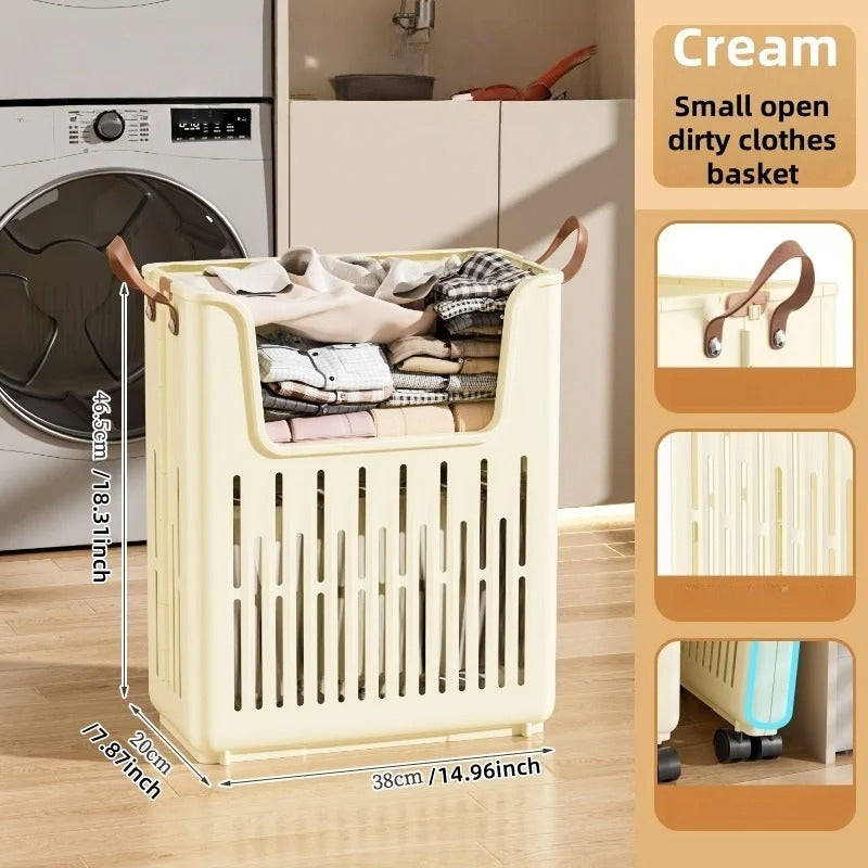 Foldable Laundry Basket – Space-Saving Collapsible Clothes Storage for Home