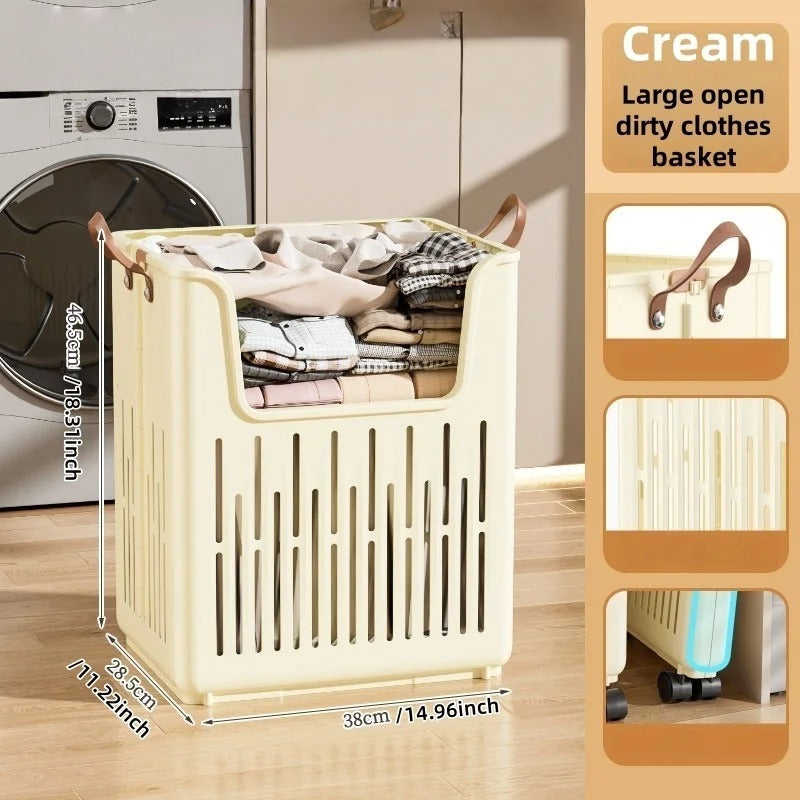 Foldable Laundry Basket – Space-Saving Collapsible Clothes Storage for Home