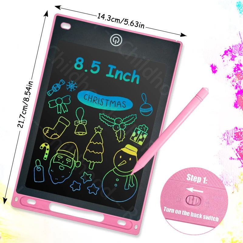Kids LCD Writing Tablet – Reusable Drawing Board for Learning, Doodling & Creative Play