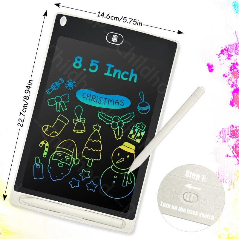 Kids LCD Writing Tablet – Reusable Drawing Board for Learning, Doodling & Creative Play