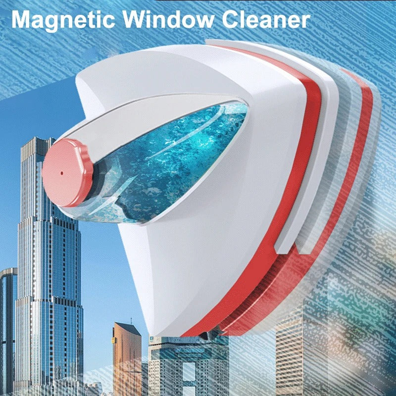 Magnetic Window Cleaning Brush – Double-Sided Glass Cleaner for Inside & Outside Windows