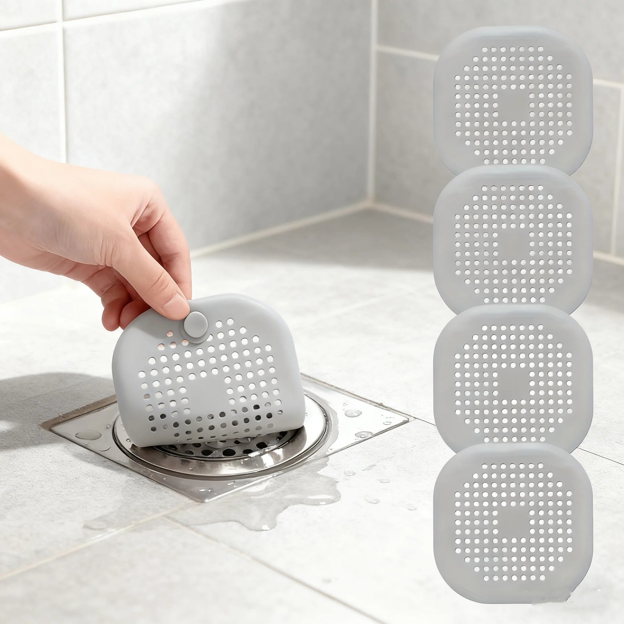 Drain Hair Catcher Tool – Anti-Clog Sink & Shower Strainer for Bathroom Drain Protection