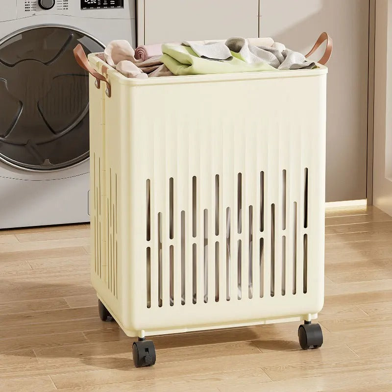 Foldable Laundry Basket – Space-Saving Collapsible Clothes Storage for Home