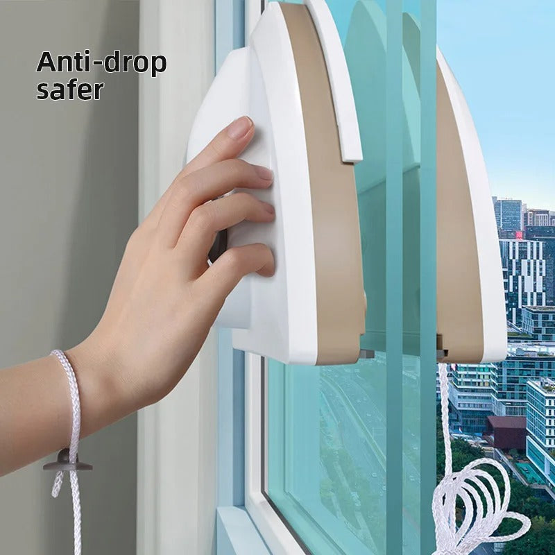 Magnetic Window Cleaning Brush – Double-Sided Glass Cleaner for Inside & Outside Windows