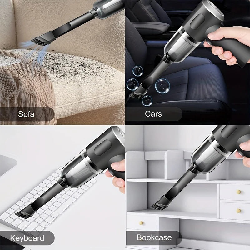 Cordless Handheld Vacuum Cleaner – Powerful Portable Suction for Car, Home & Office