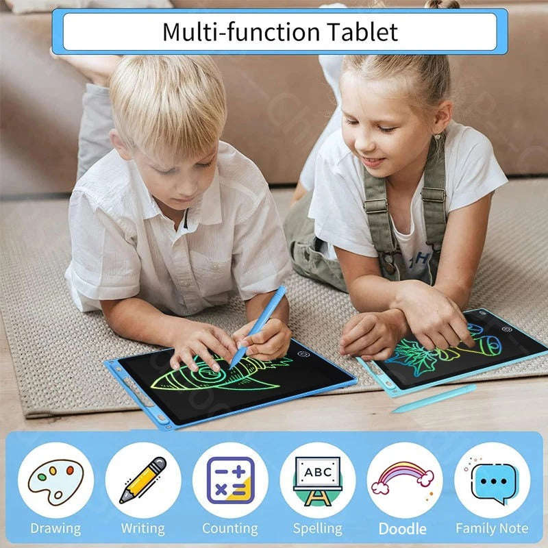 Kids LCD Writing Tablet – Reusable Drawing Board for Learning, Doodling & Creative Play