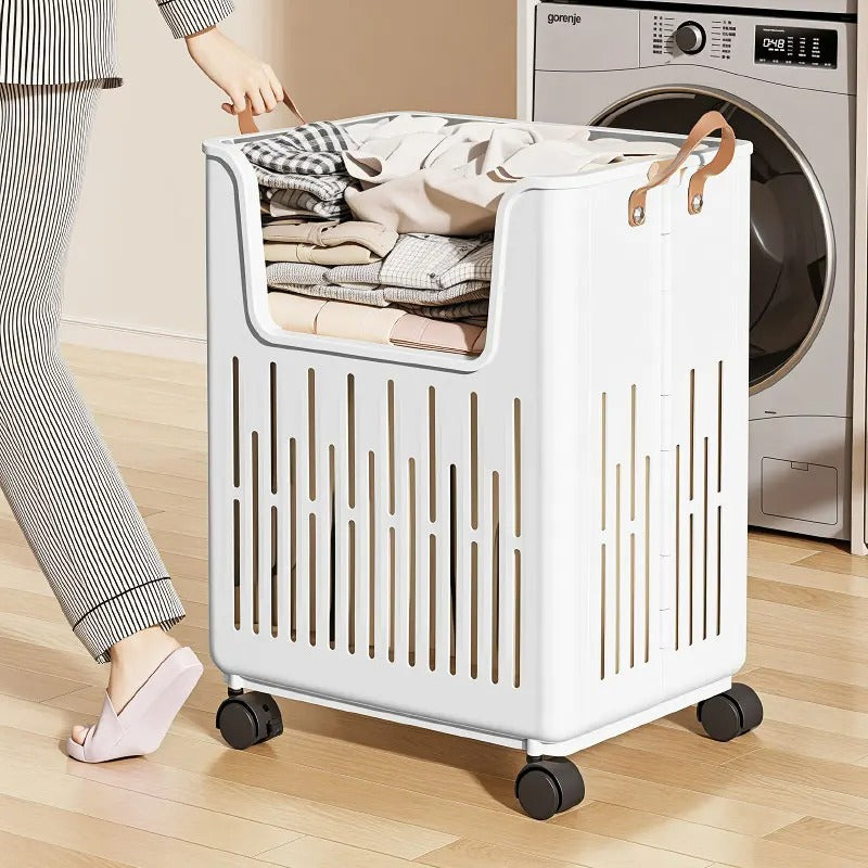 Foldable Laundry Basket – Space-Saving Collapsible Clothes Storage for Home