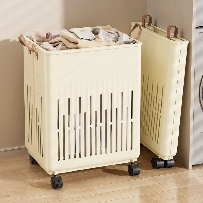Foldable Laundry Basket – Space-Saving Collapsible Clothes Storage for Home