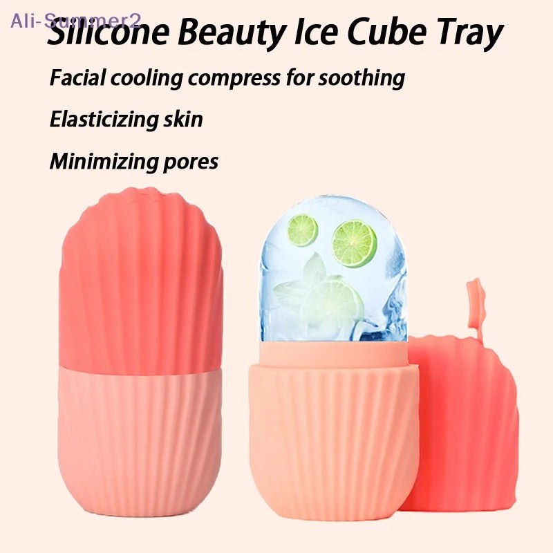 Ice Roller for Face – Cooling Facial Massager for Puffiness, Glow & Skin Refresh