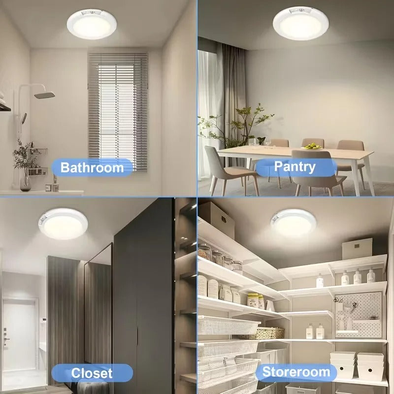 LED Motion Sensor Light – Wireless Automatic Night Light for Wardrobe, Kitchen & Stairs