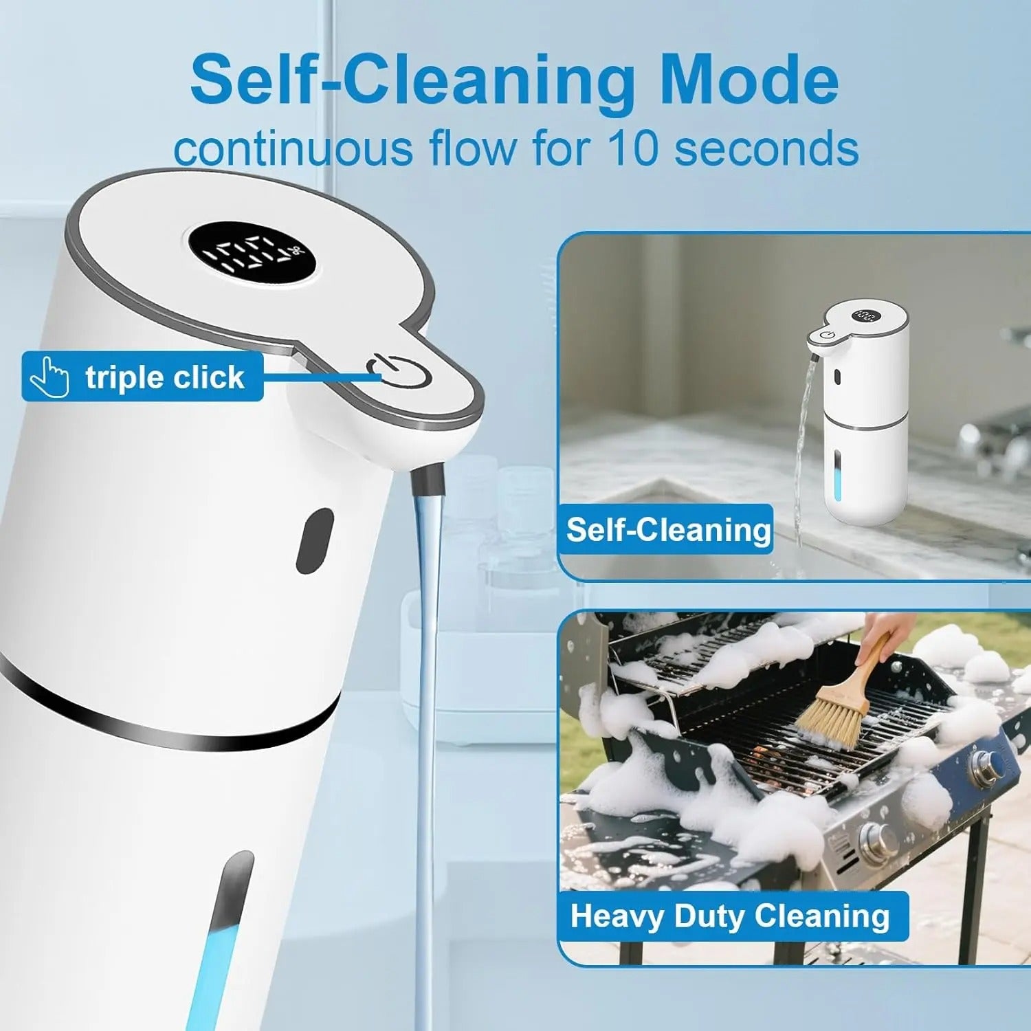 Automatic Soap Dispenser – Touchless Infrared Sensor Hand Wash for Bathroom & Kitchen