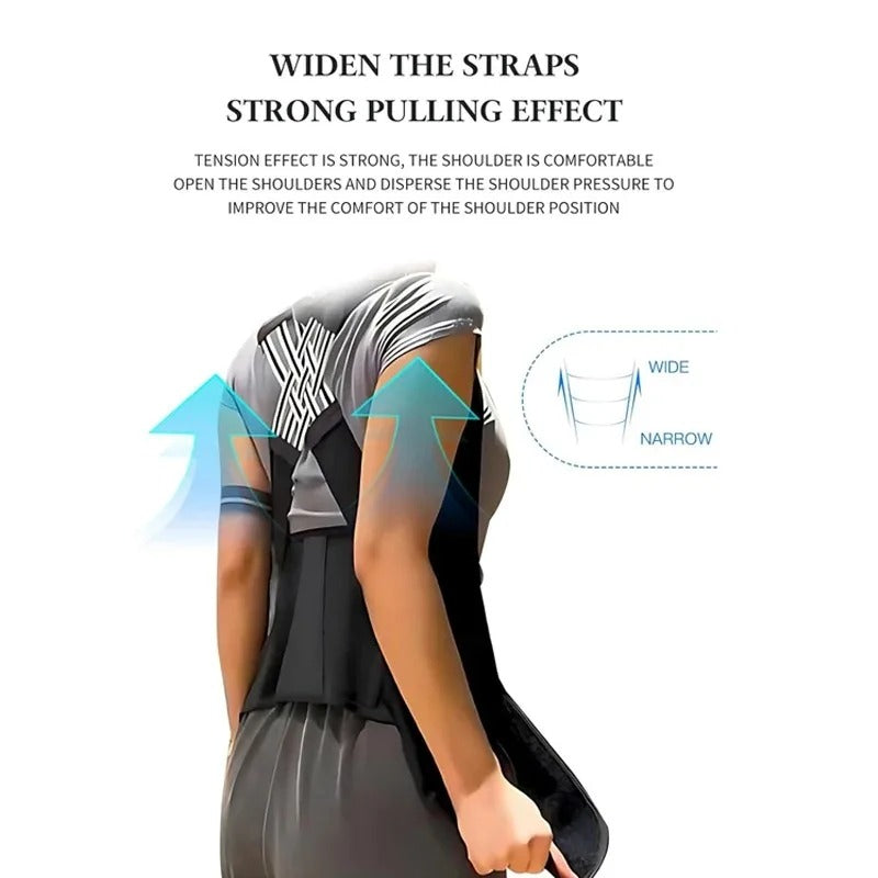 Instant Posture Corrector – Adjustable Back Support Brace for Shoulder & Spine Alignment