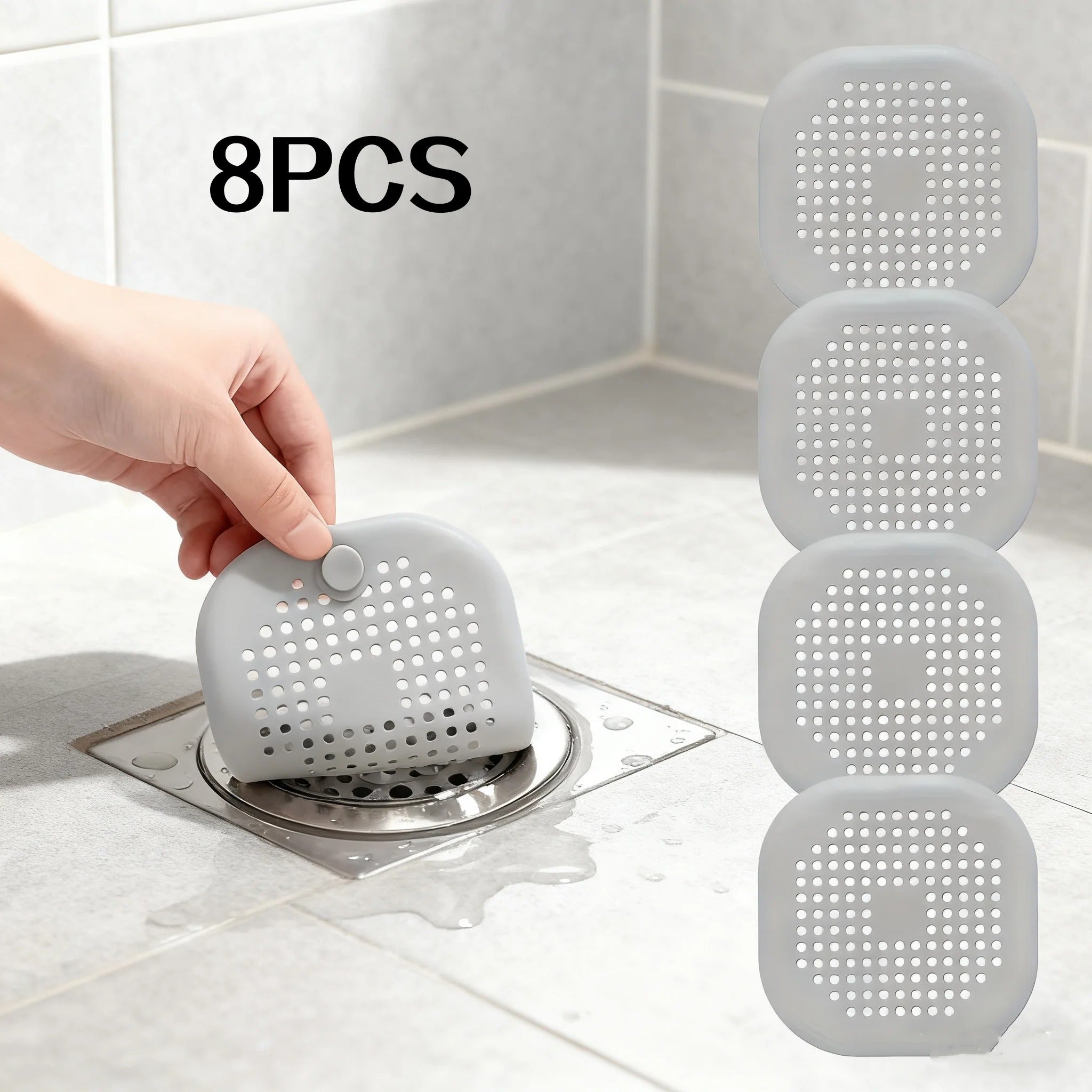 Drain Hair Catcher Tool – Anti-Clog Sink & Shower Strainer for Bathroom Drain Protection