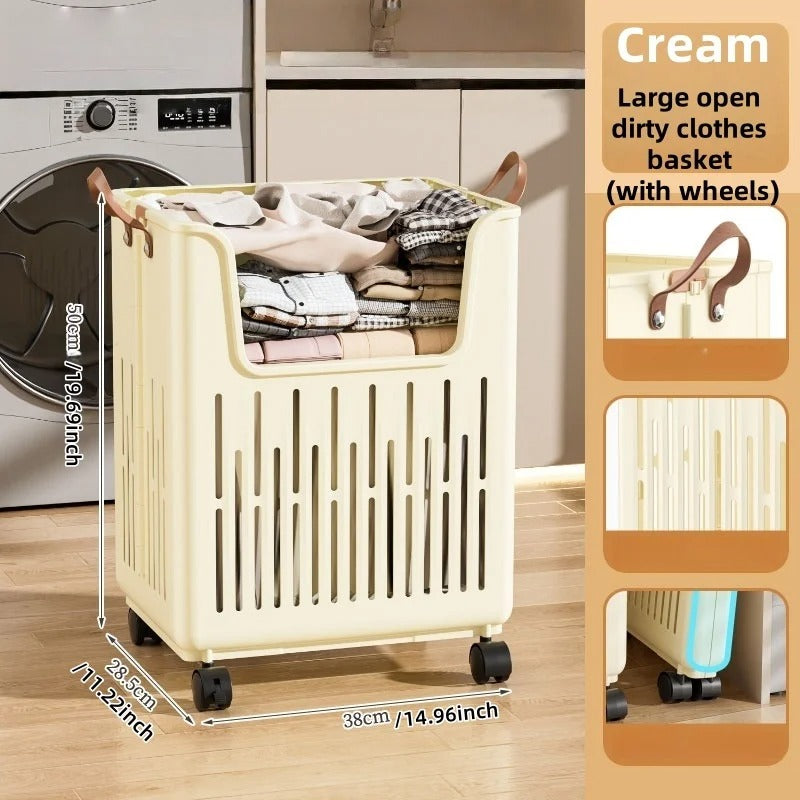 Foldable Laundry Basket – Space-Saving Collapsible Clothes Storage for Home