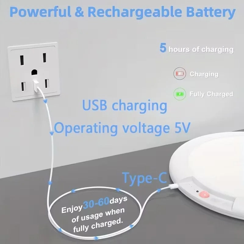 LED Motion Sensor Light – Wireless Automatic Night Light for Wardrobe, Kitchen & Stairs