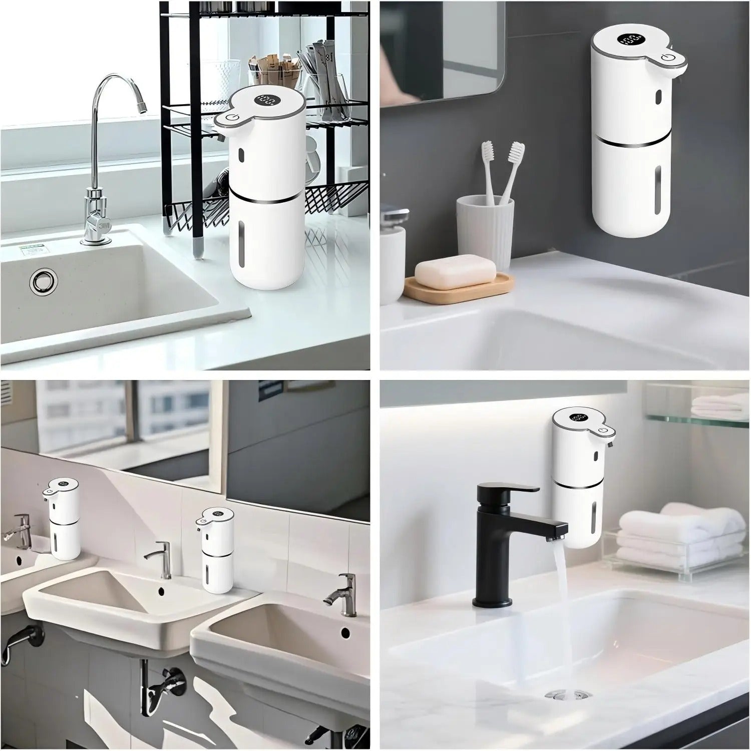 Automatic Soap Dispenser – Touchless Infrared Sensor Hand Wash for Bathroom & Kitchen