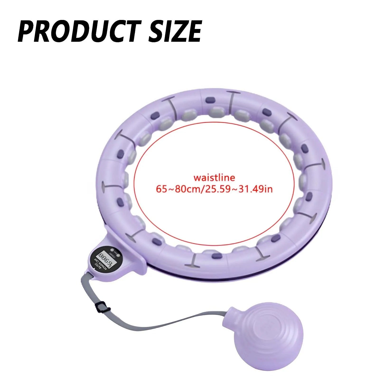 Smart Hula Hoop Lose Weight Exercise Detachable Portable LCD Counter Burn Fat