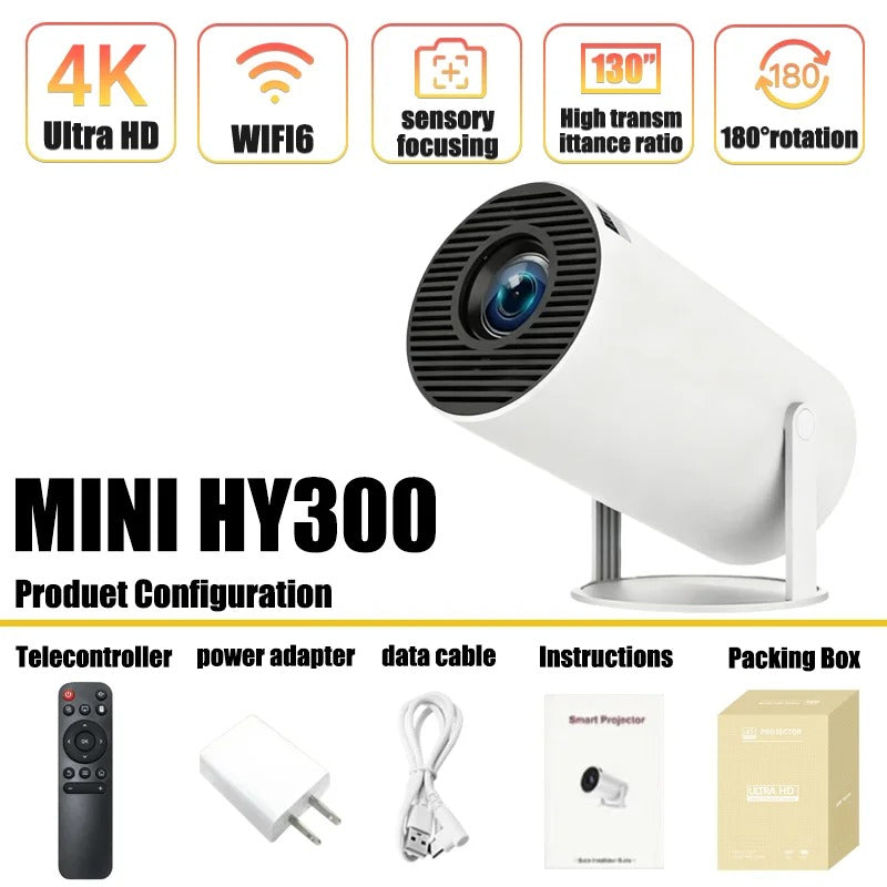 Portable Mini Projector – Full HD Home Cinema Projector for Movies, Gaming & Entertainment