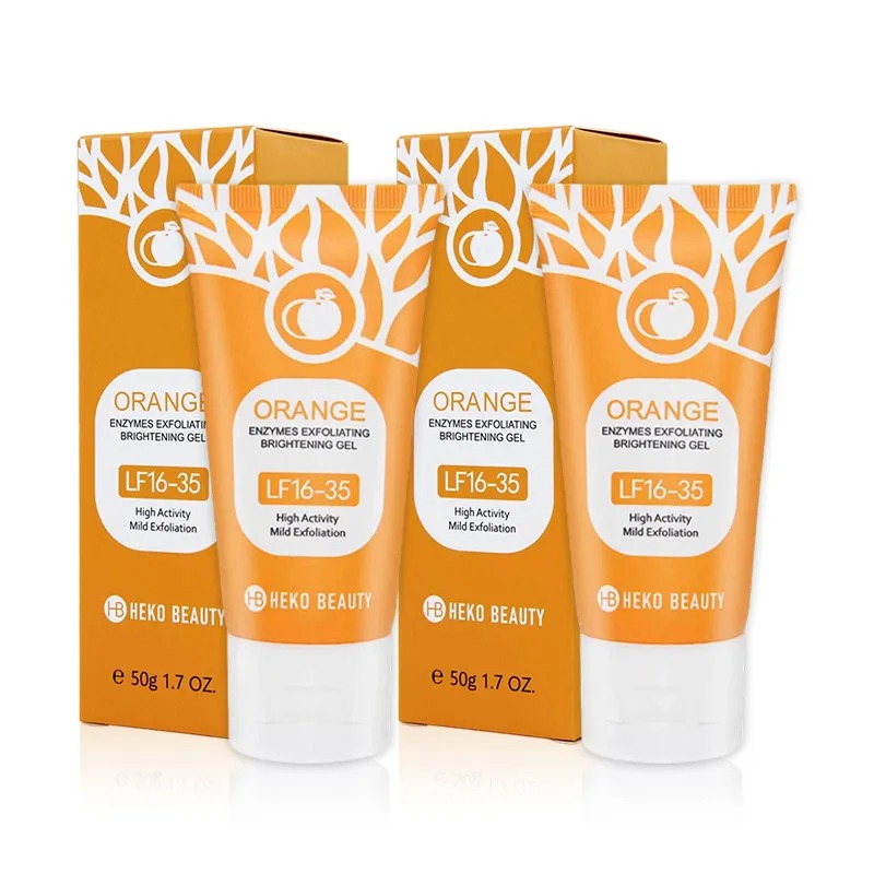 Orange Brightening Exfoliating Gel – Gentle Face & Body Scrub for Smooth & Radiant Skin