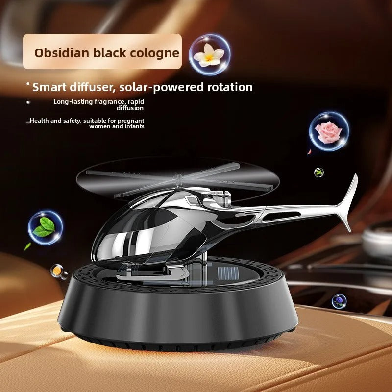 Solar Car Fragrance – Rotating Air Freshener with Sun-Powered Design for Car Interior